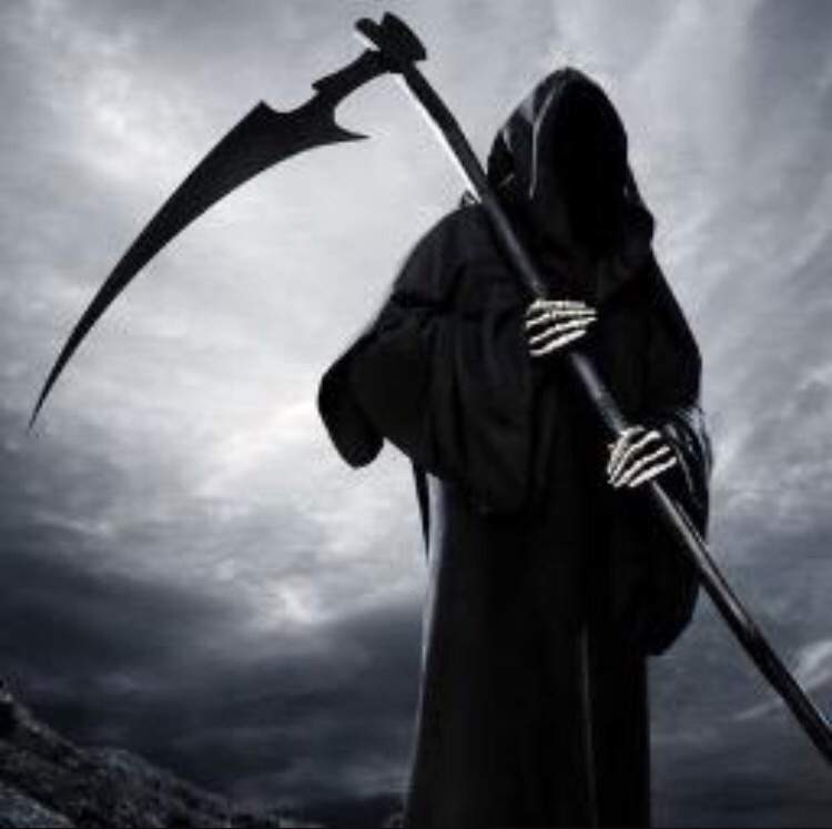 Grim reaper of death and dying